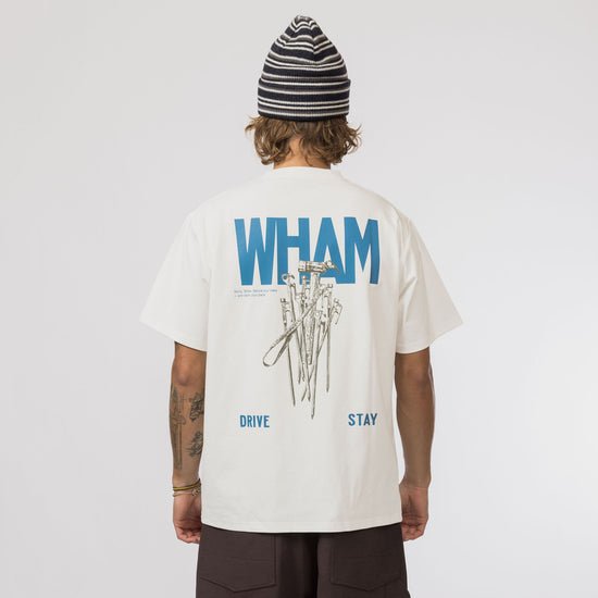 Snow Peak Pegs & Hammer T-Shirt - Off White