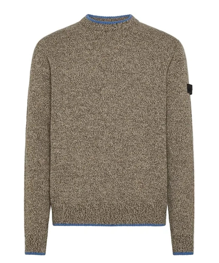 Peuterey Sweater with Contrasting Trim - Chicory Coffee