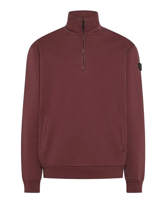 Peuterey Half-Zip Sweatshirt - Plum Red