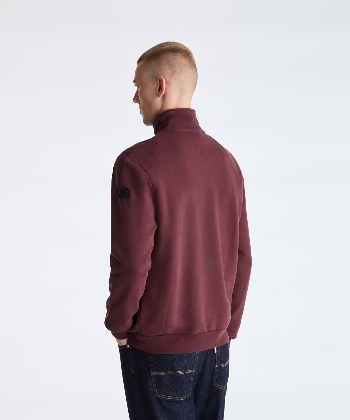 Peuterey Half-Zip Sweatshirt - Plum Red