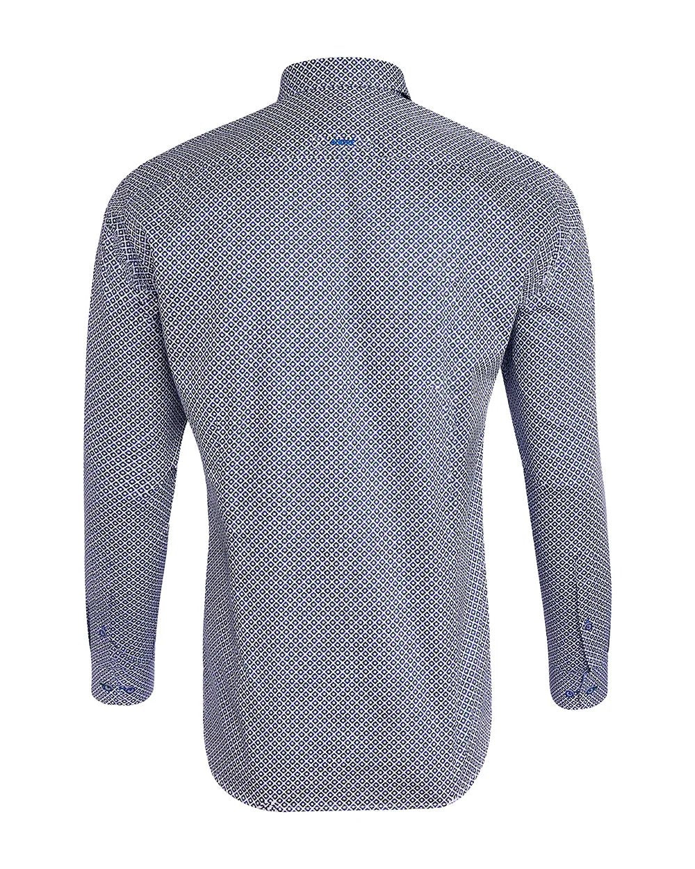 André Regan Pattern Shirt – Green