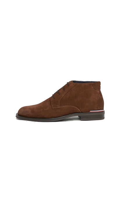 Tommy Hilfiger Suede Lace-Up Boots