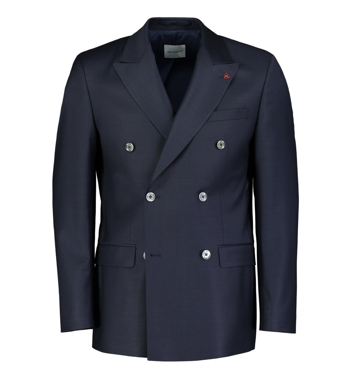 Roy Robson Double Breasted Suit Jacket - Navy