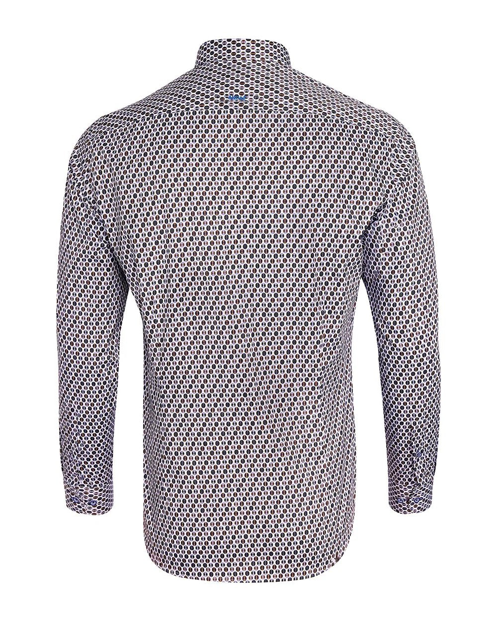 André Sexton Pattern Shirt – Tan