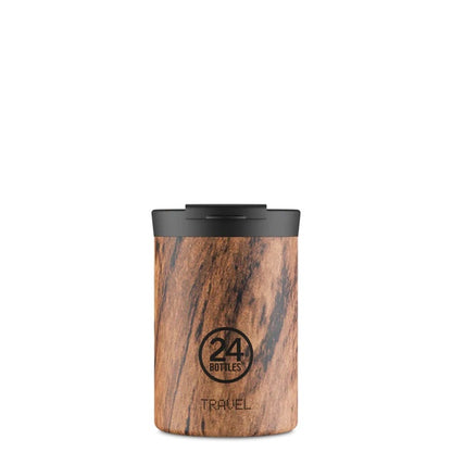 24 Bottles 350ml Travel Tumbler Sequoia Wood