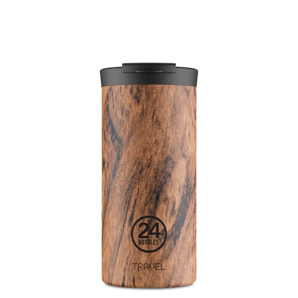 24 Bottle 600ml Travel Tumbler Sequoia Wood