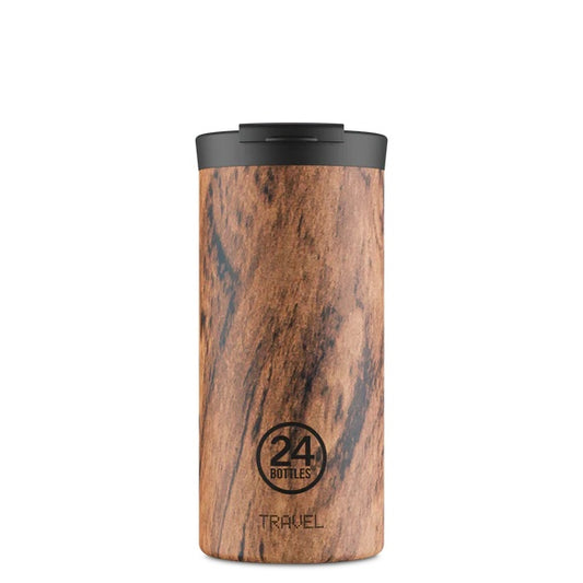 24 Bottle 600ml Travel Tumbler Sequoia Wood