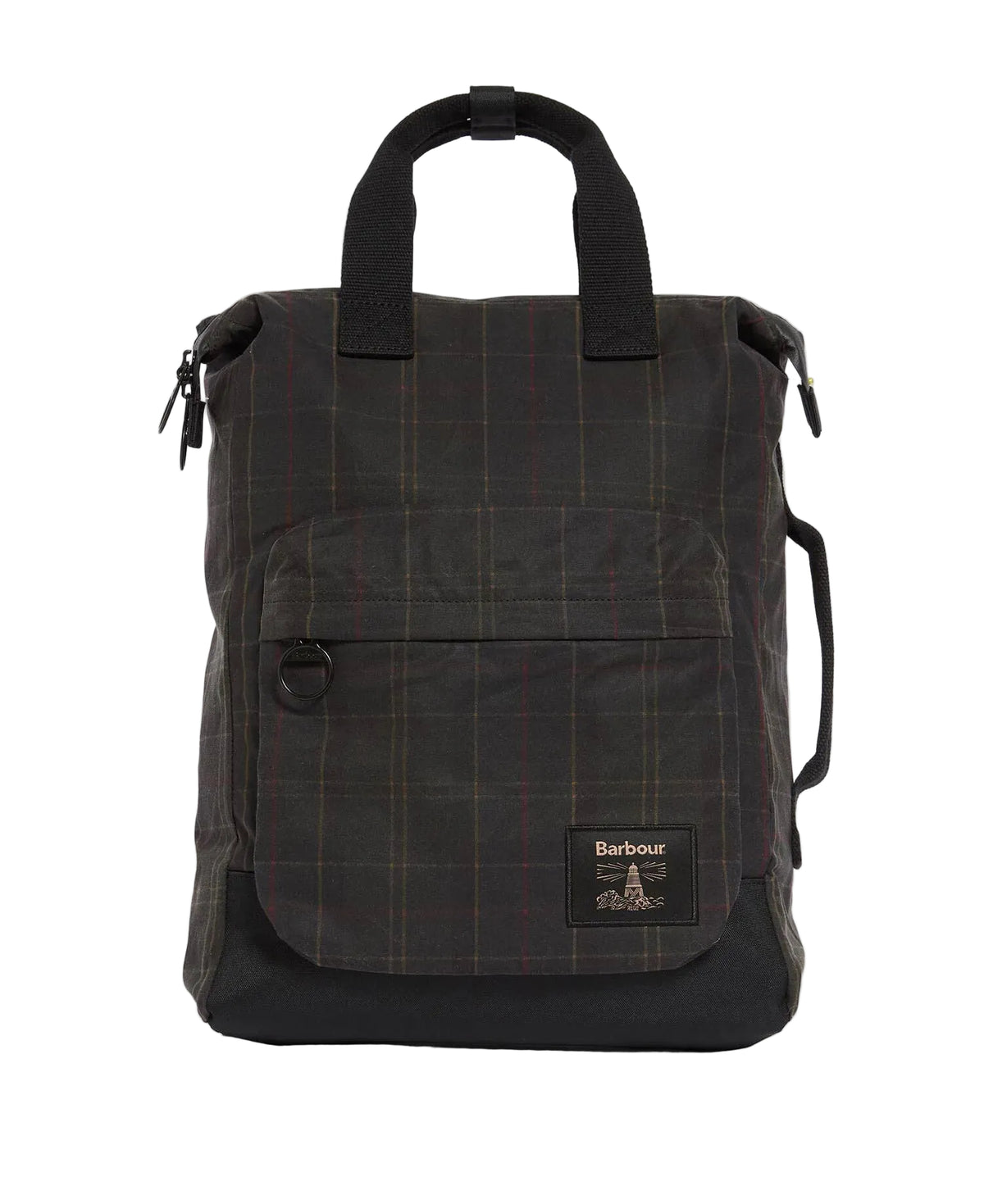 Barbour Field Tartan Wax Backpack – Dark Classic Tartan