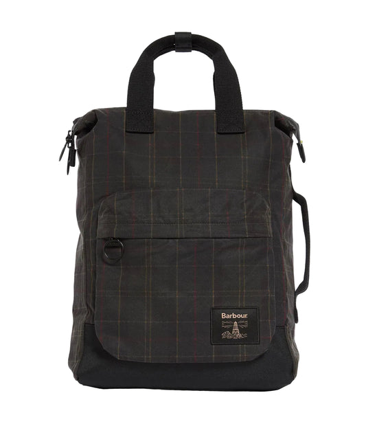 Barbour Field Tartan Wax Backpack – Dark Classic Tartan