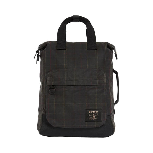 Barbour Field Tartan Wax Backpack – Dark Classic Tartan