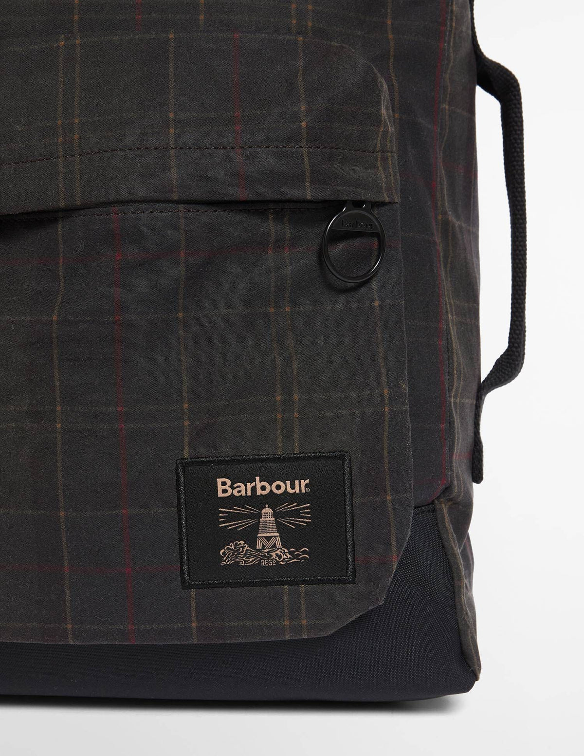 Barbour Field Tartan Wax Backpack – Dark Classic Tartan