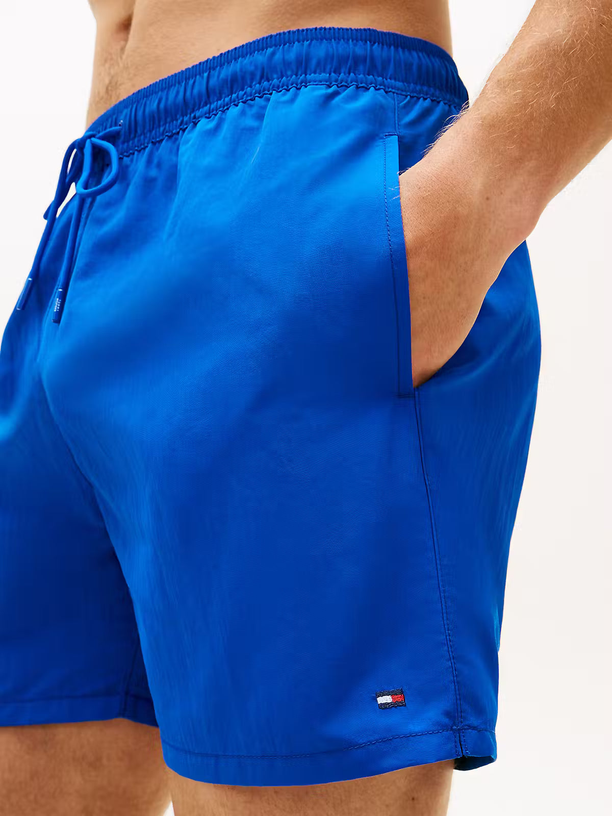 Tommy Hilfiger Flag Embroidery Mid Length Swim Shorts