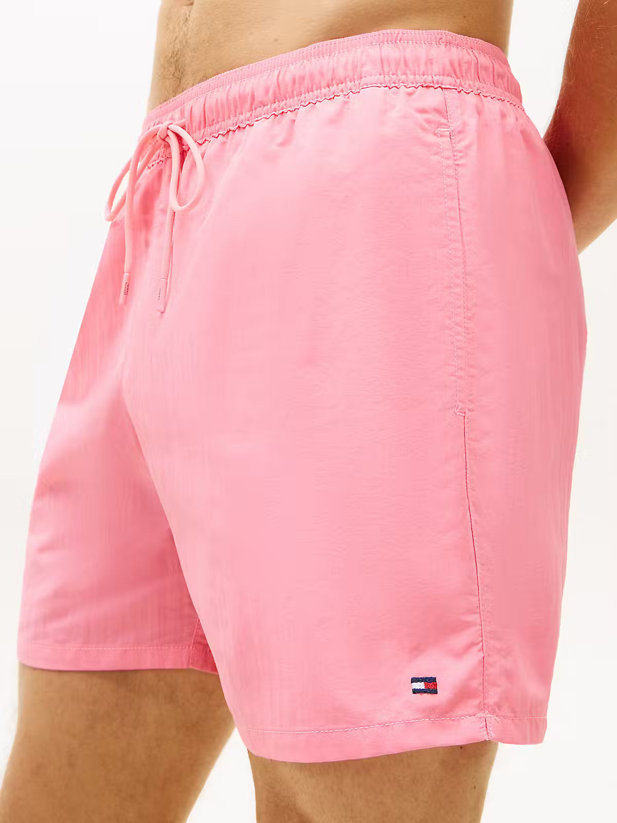 Tommy Hilfiger Flag Embroidery Mid Length Swim Shorts