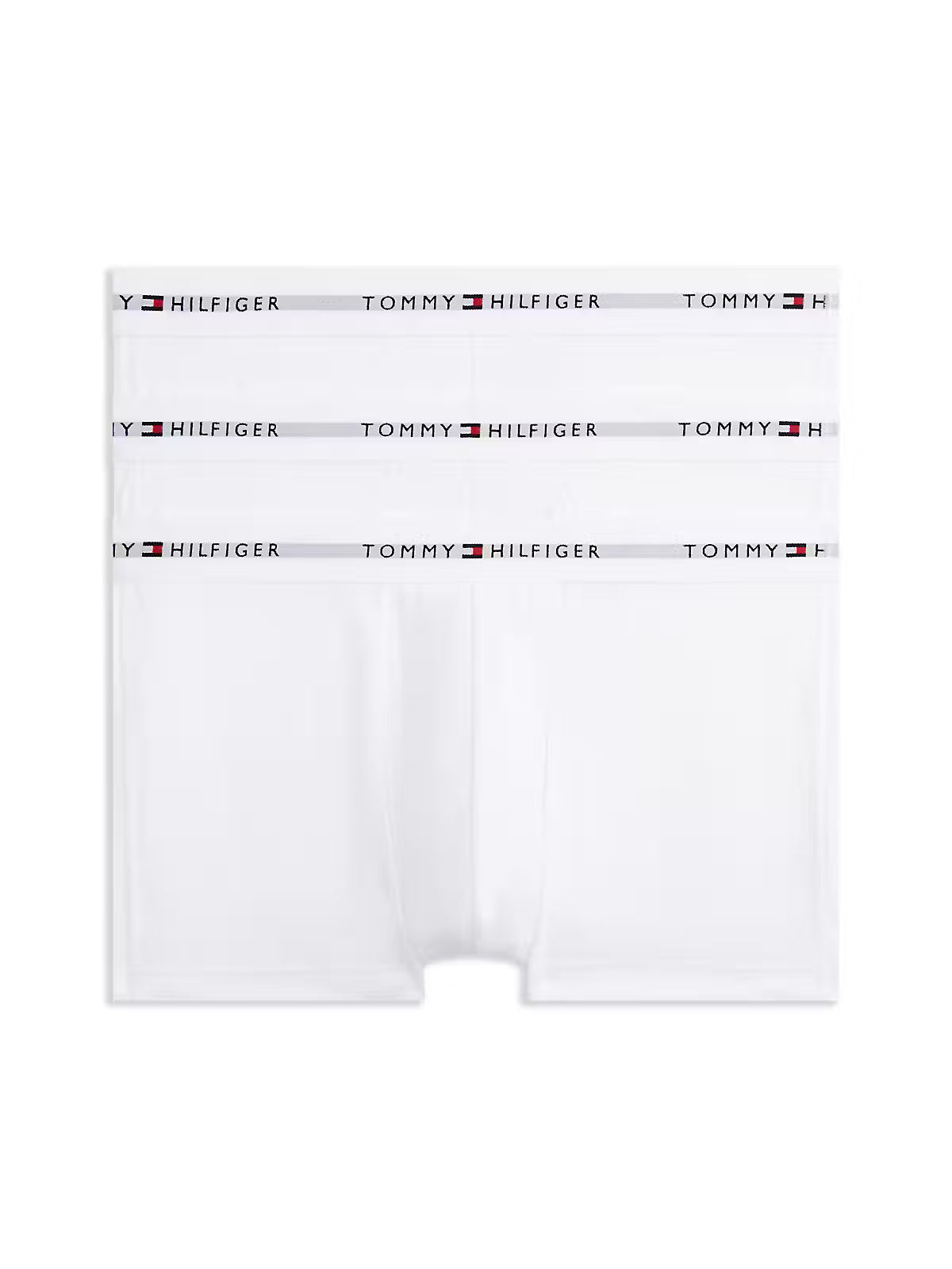 Tommy Hilfiger 3 Pack Signature Logo Cotton Stretch Trunks