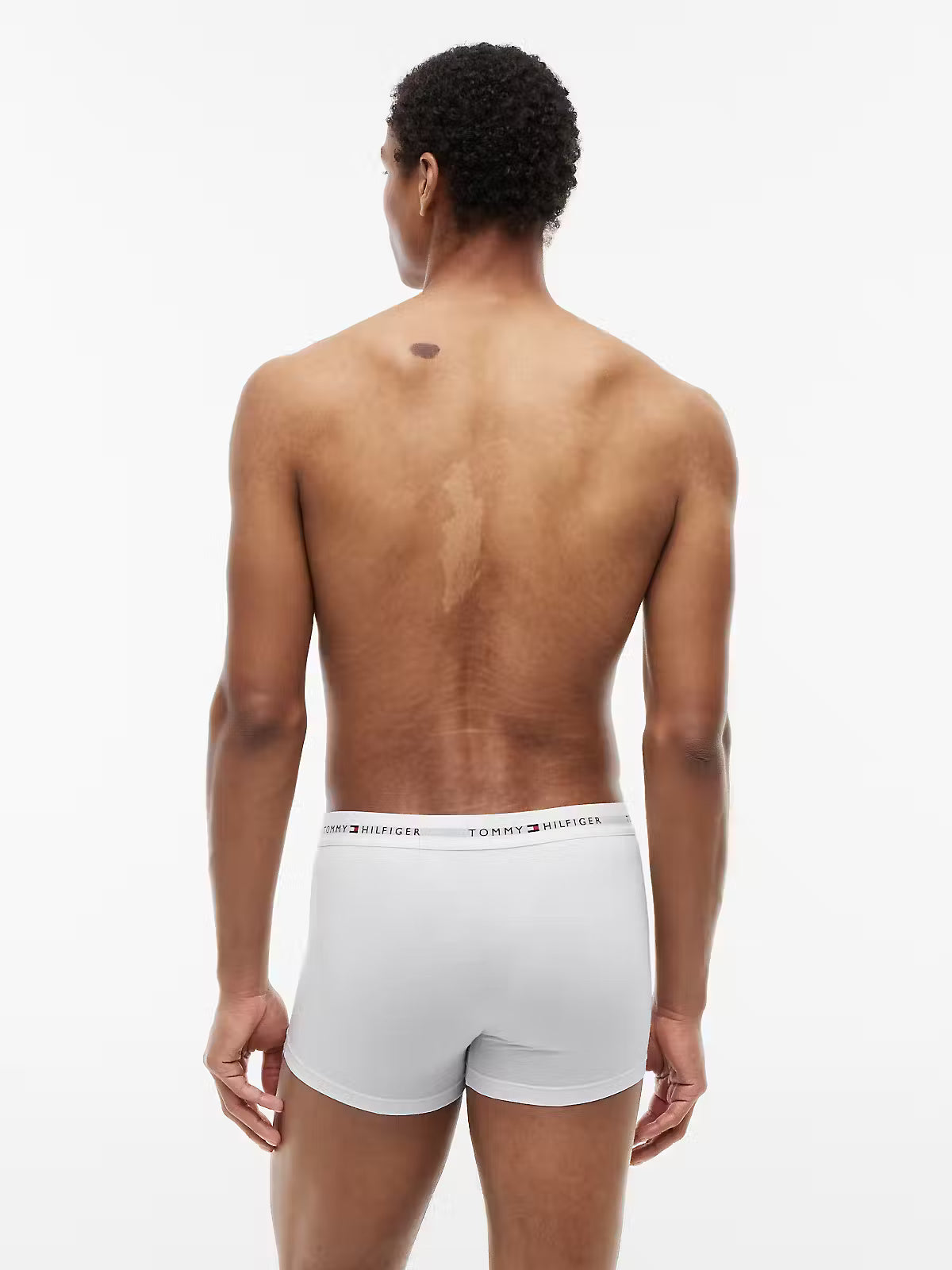 Tommy Hilfiger 3 Pack Signature Logo Cotton Stretch Trunks