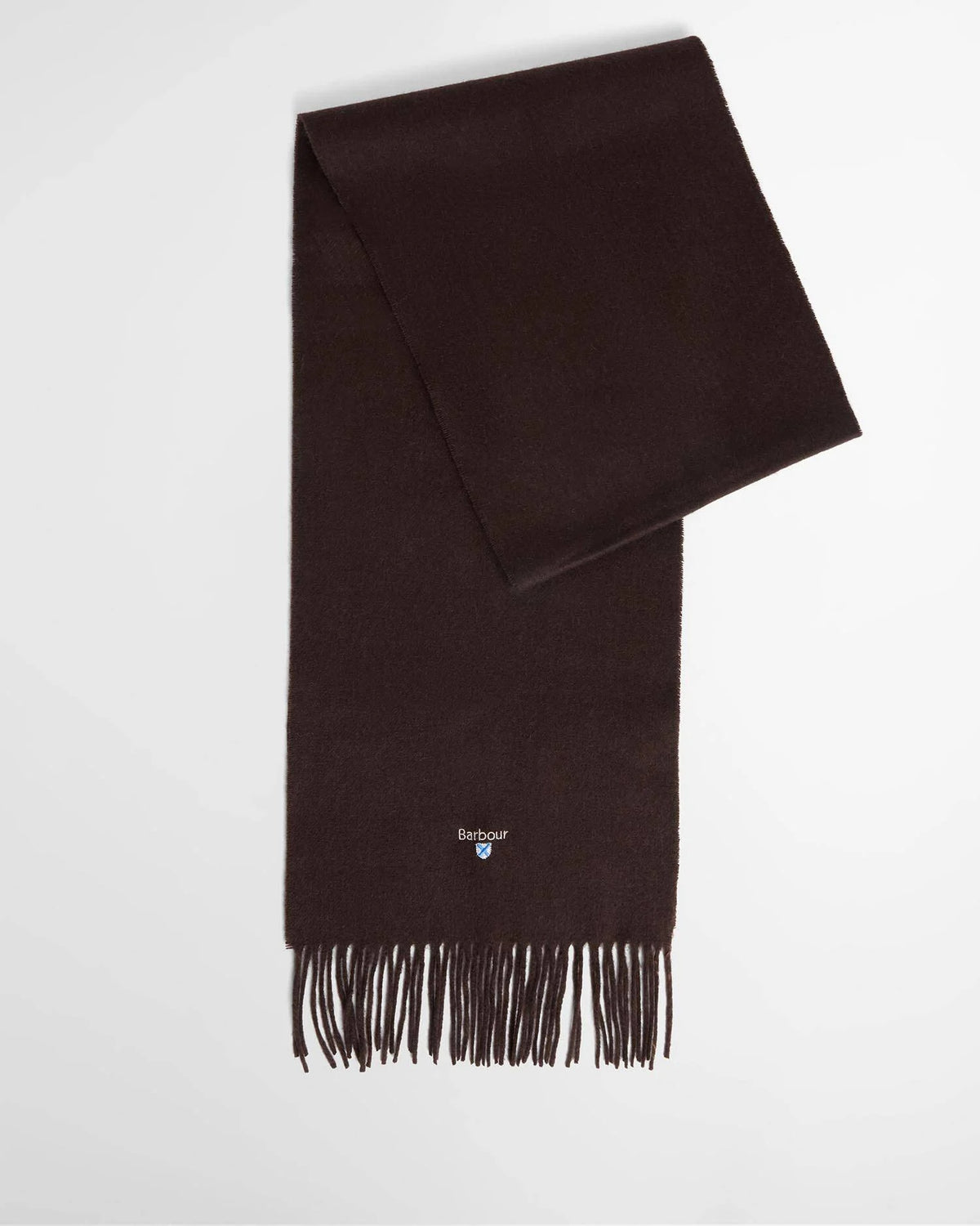 Barbour Plain Lambswool Scarf - Light Brown