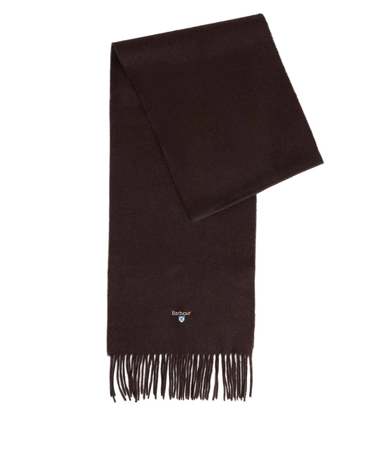 Barbour Plain Lambswool Scarf - Light Brown