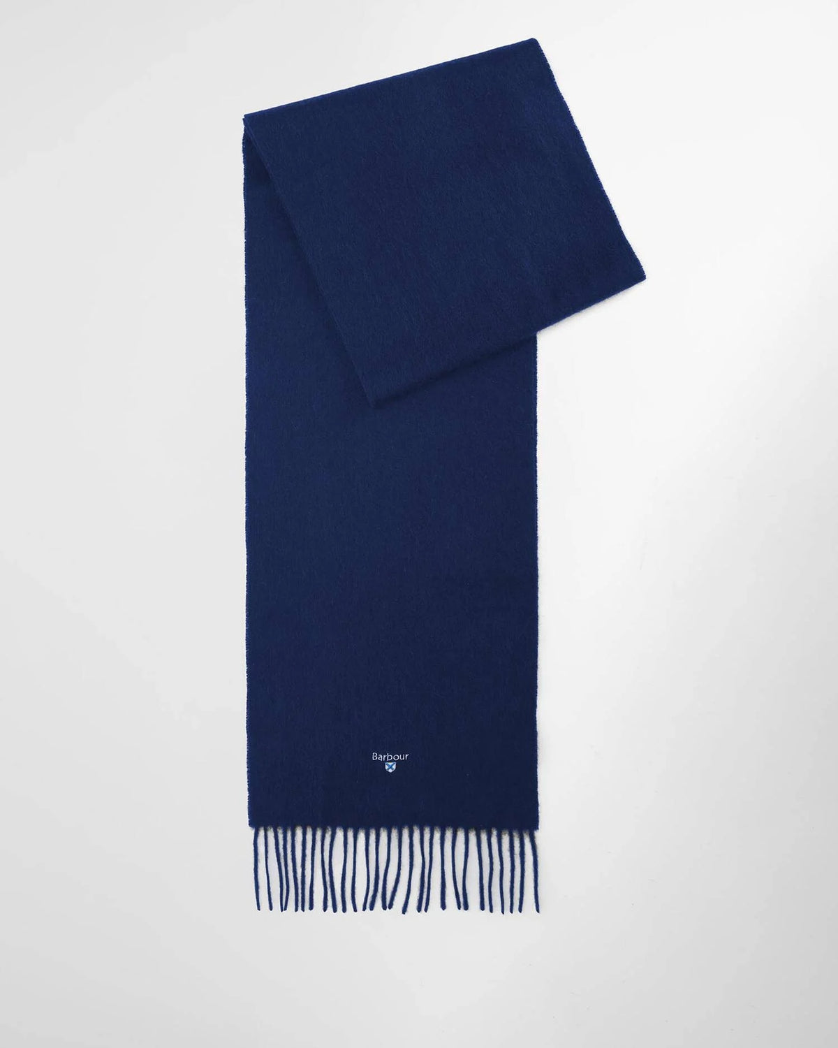 Barbour Plain Lambswool Scarf - Classic Navy