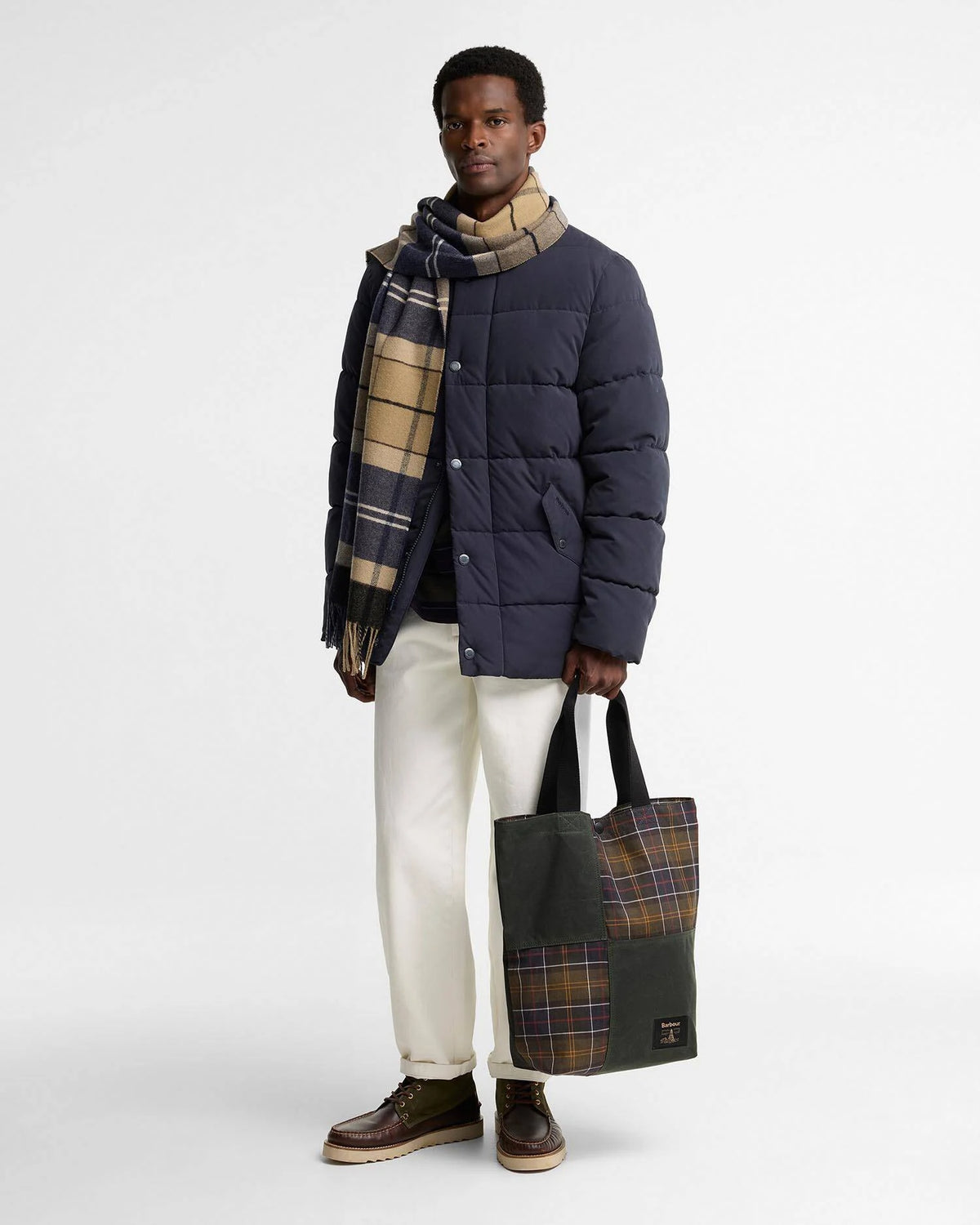 Barbour Inverness Tartan Scarf - Birchwood Dress Tartan
