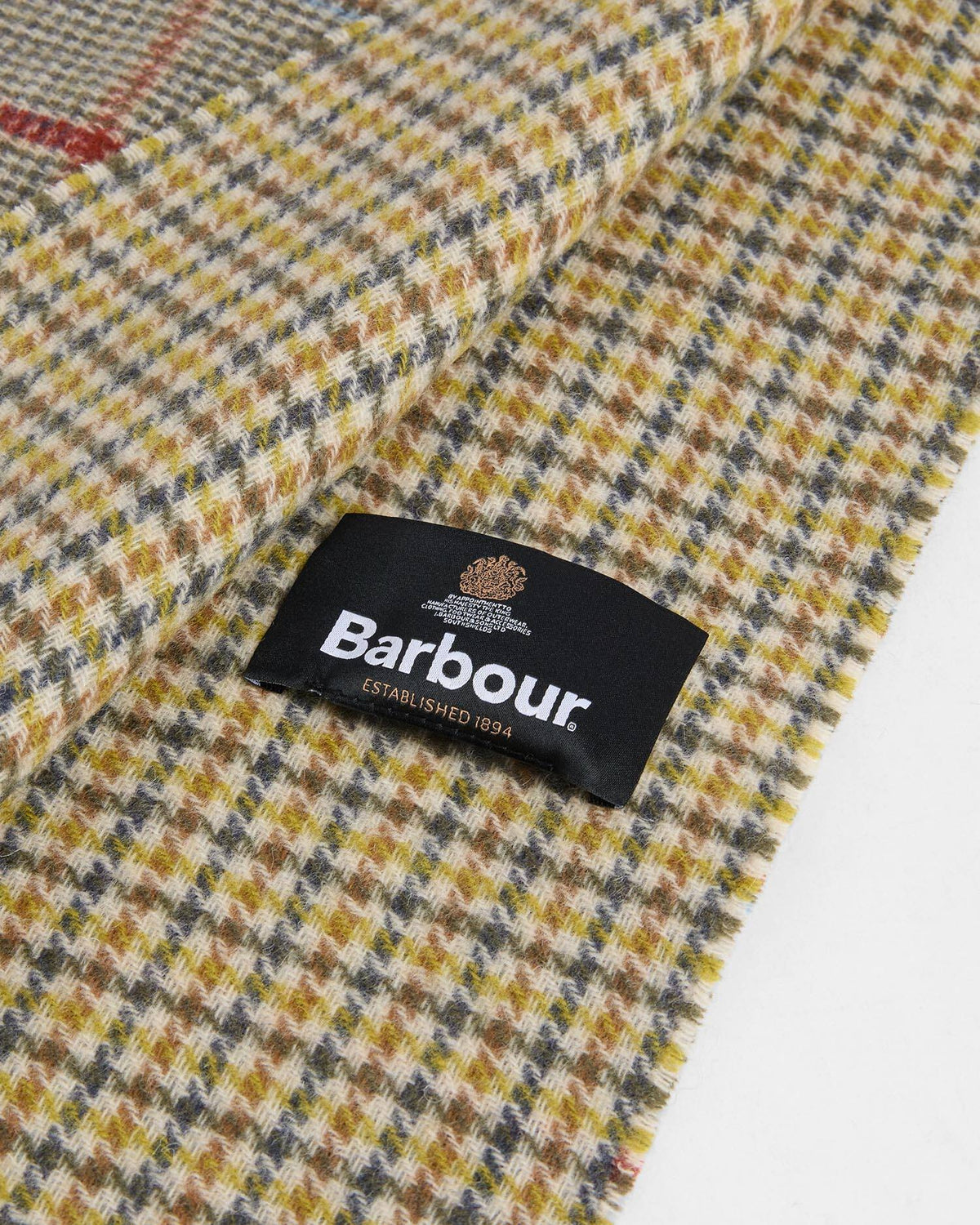 Barbour Macklow Reversible Wool Scarf - Tweed Multi