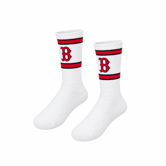 New Era Boston Red Sox MLB Premium White Socks