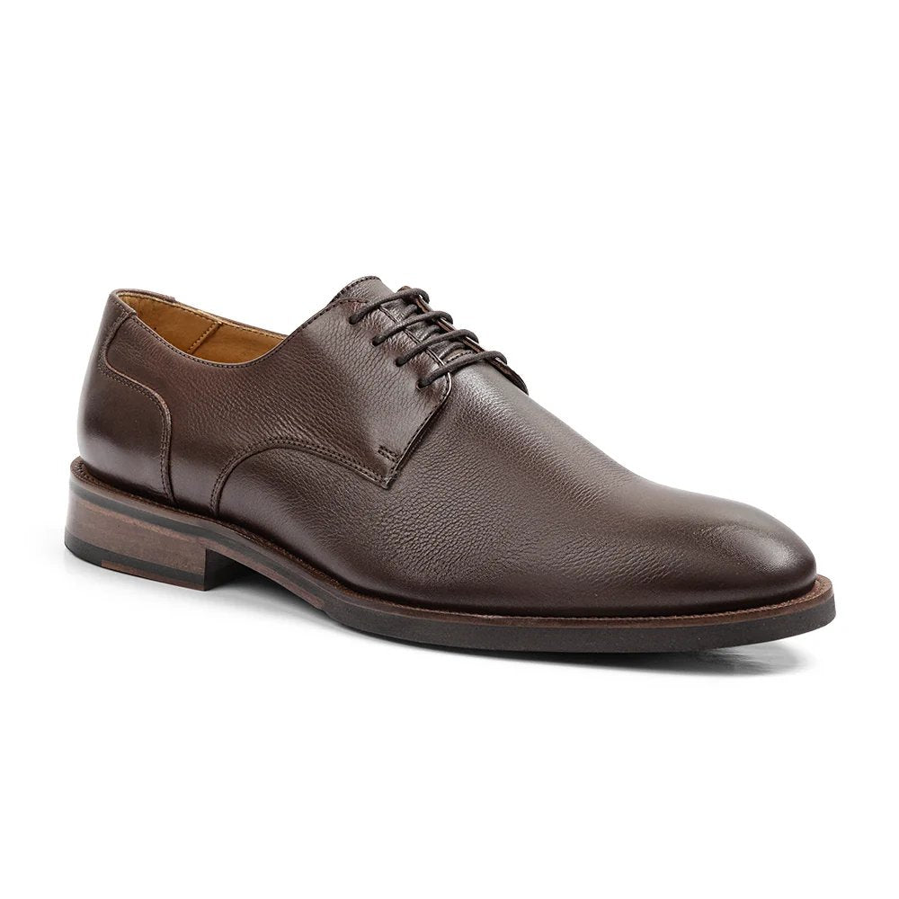 Anatomic Salvatore Leather Brogue Shoe - Coffee