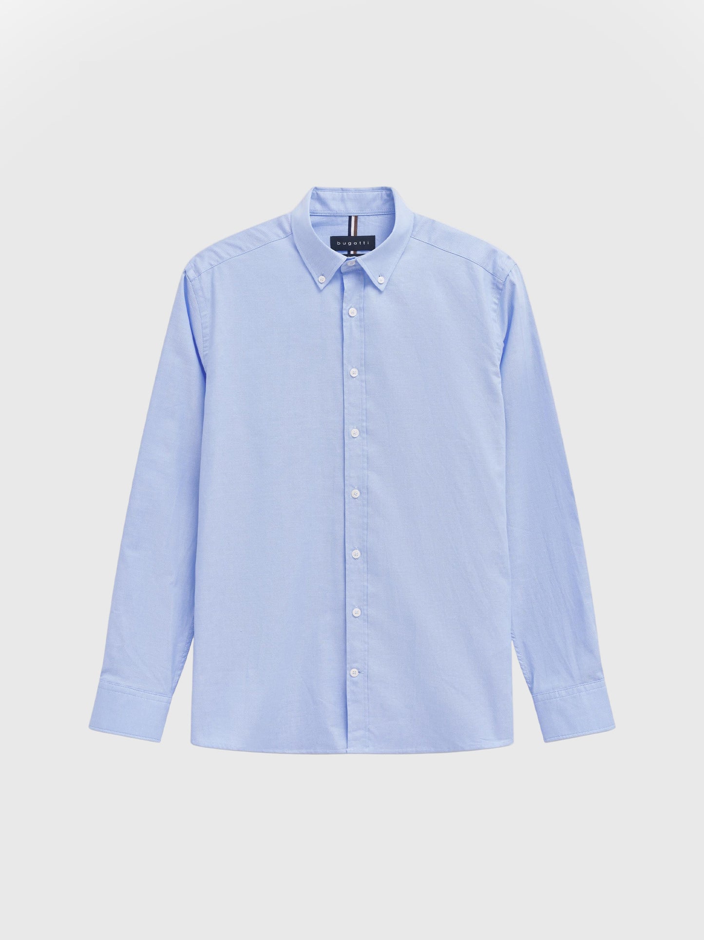 Bugatti Oxford Shirt with Button-Down Collar