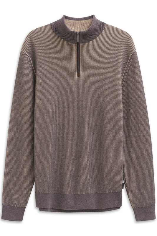 Bugatti Cotton Half Zip Knit