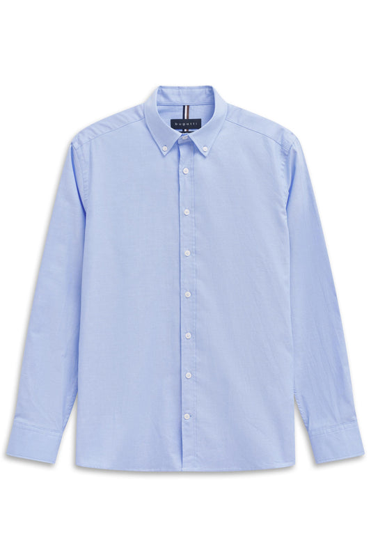 Bugatti Oxford Shirt with Button-Down Collar