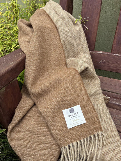 Chestnut Reversible Throw