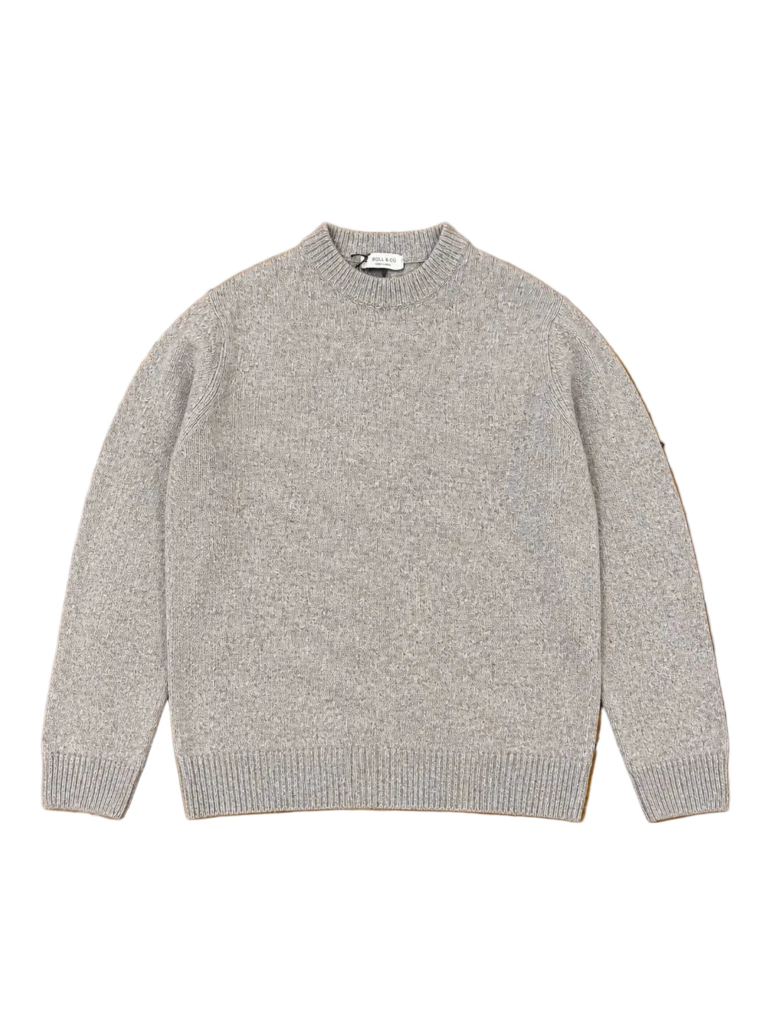 Wool & Co Soft Wool Crew-Neck Sweater – Beige