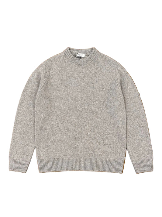 Wool & Co Soft Wool Crew-Neck Sweater – Beige