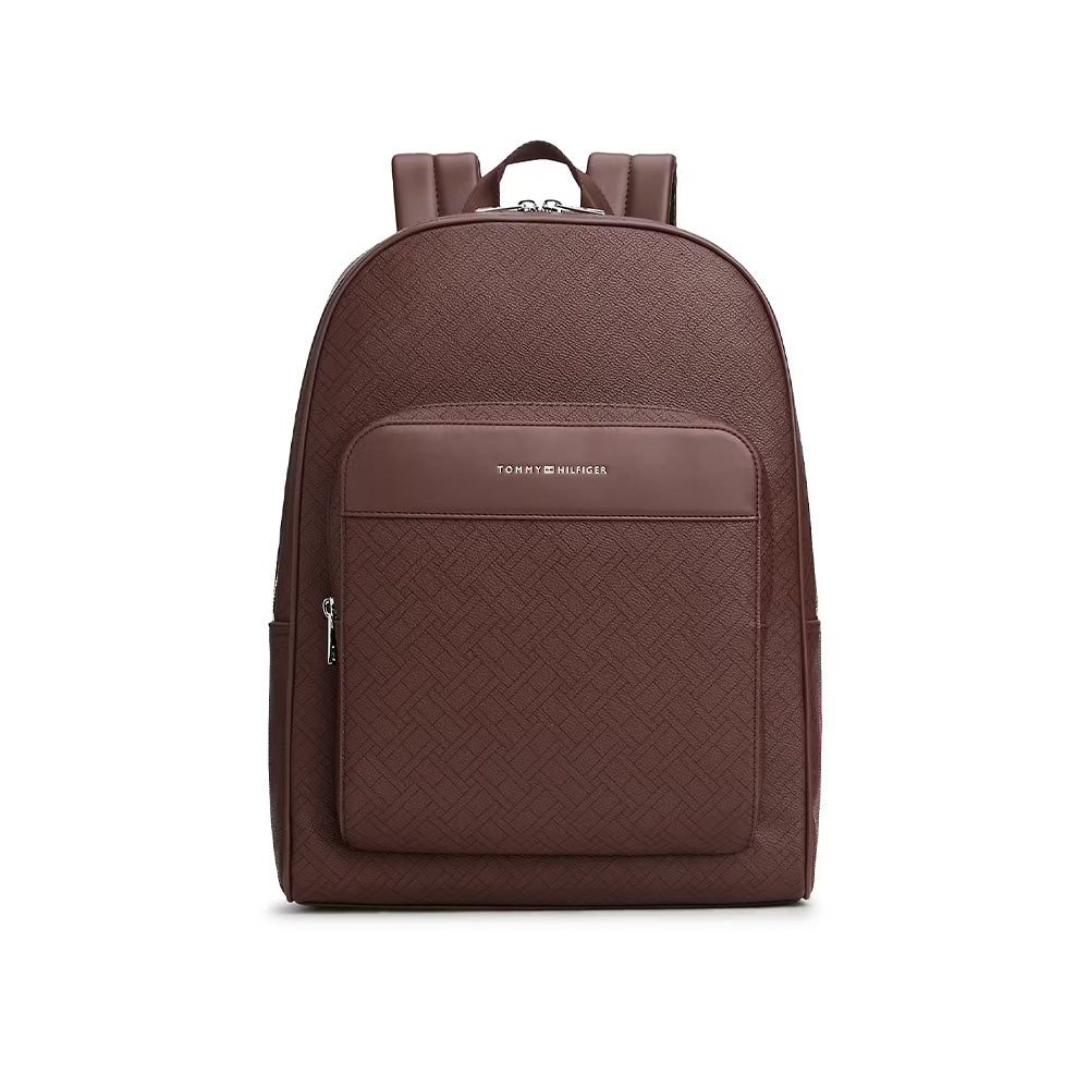 Tommy Hilfiger Flag Mixed Texture Dome Backpack