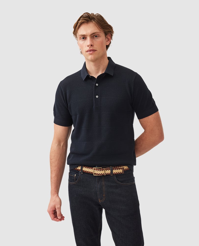 Rodd & Gunn Mason Flat Knit Polo