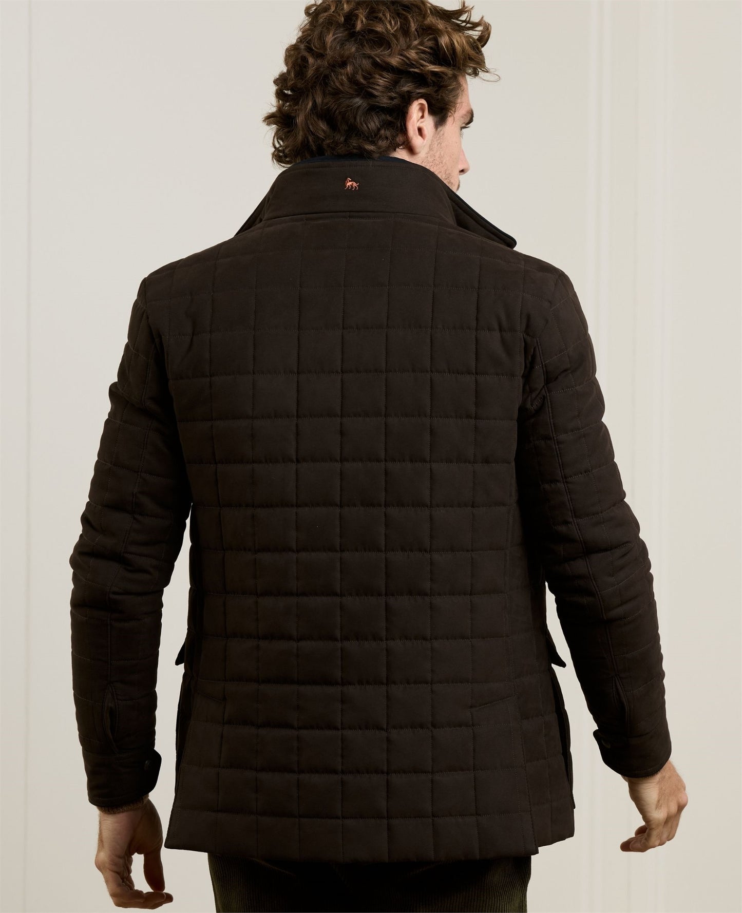 Glenveigh Quilted Jacket in Chocolate Brown