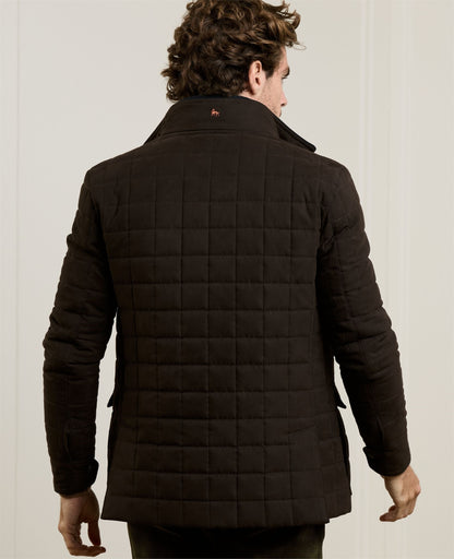 Glenveigh Quilted Jacket in Chocolate Brown