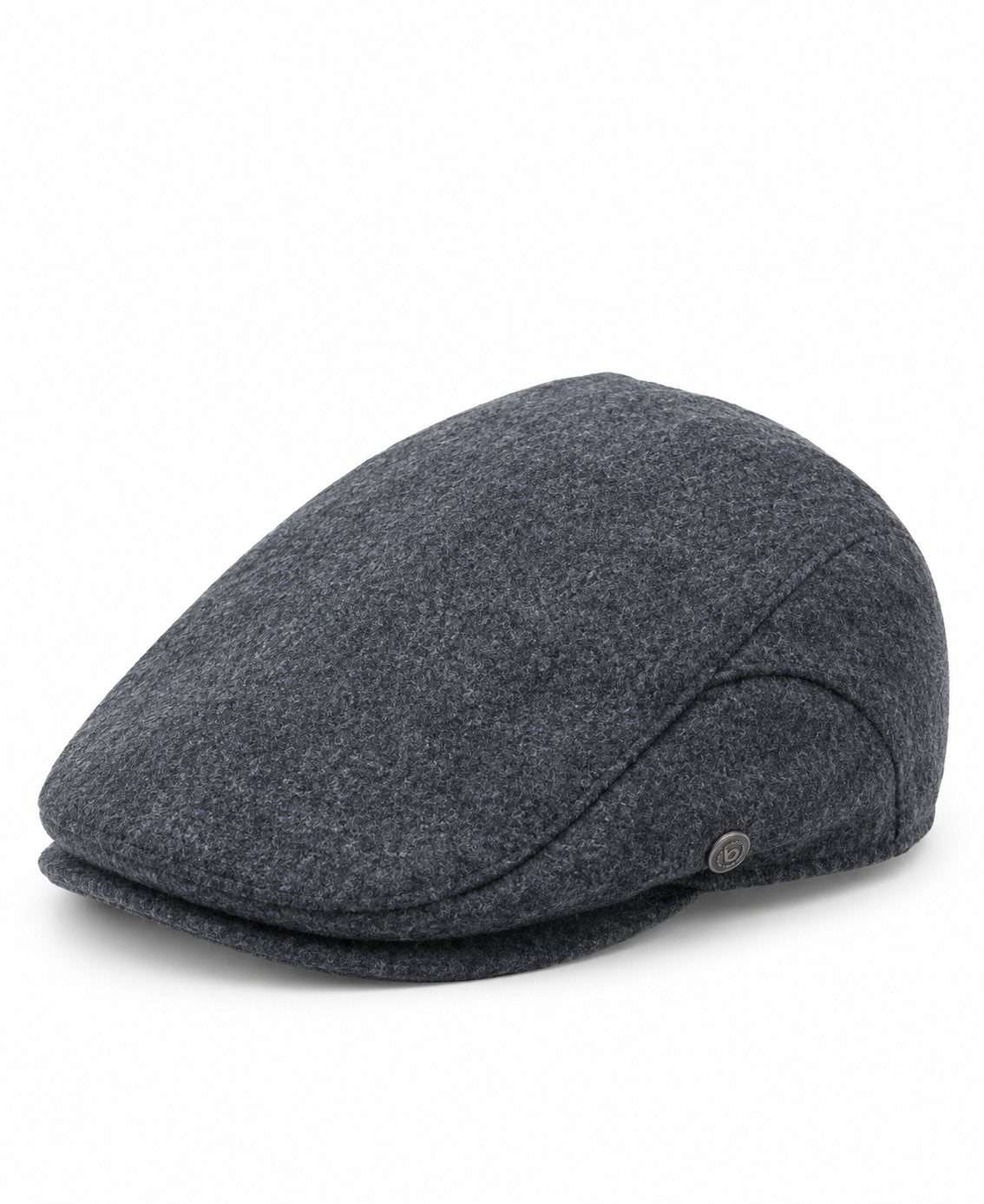Bugatti Wool Flat Cap – Charcoal Grey