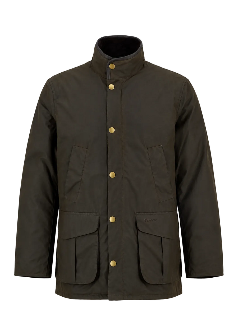 Barbour Hereford Wax Jacket - Olive