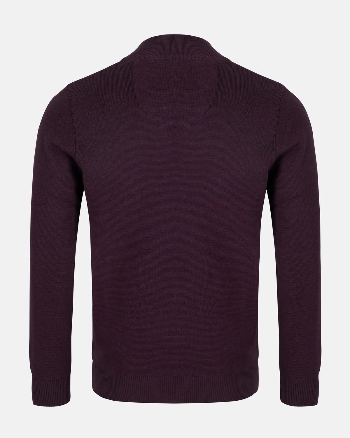 André Inch Half Zip Jumper – Burgundy