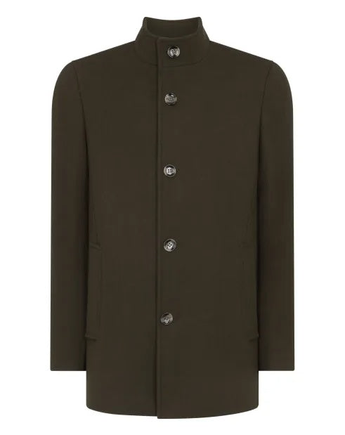 Remus Uomo Jonah Overcoat – Green