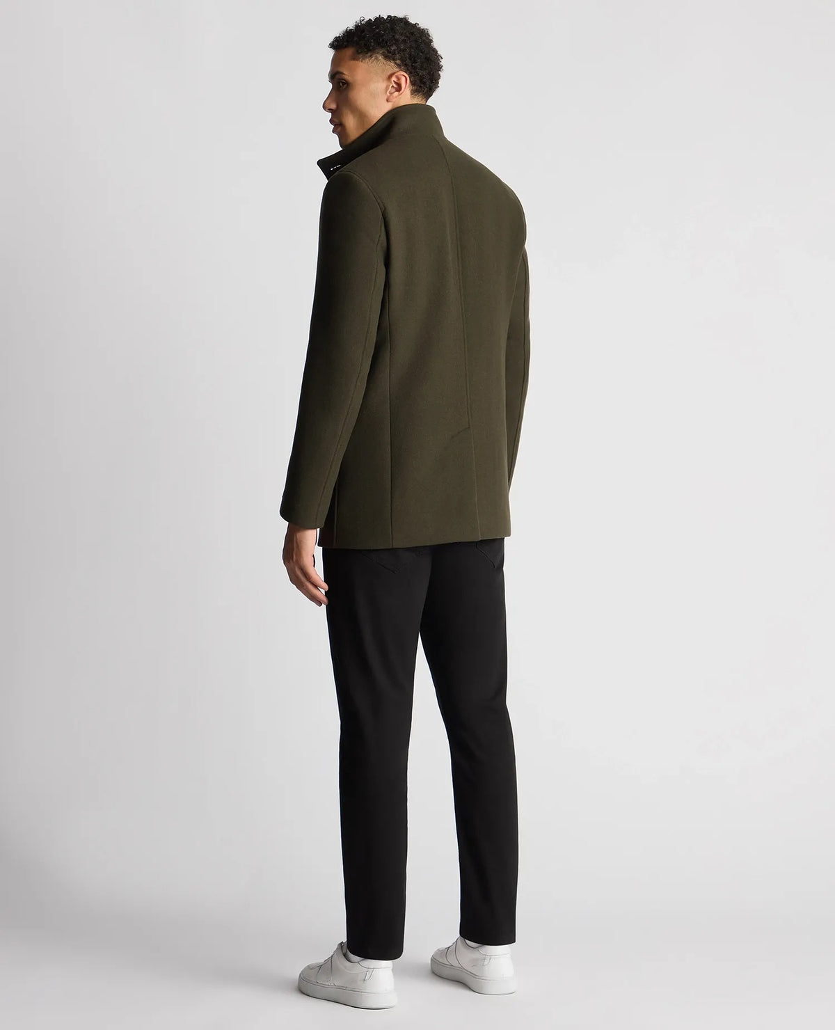 Remus Uomo Jonah Overcoat – Green
