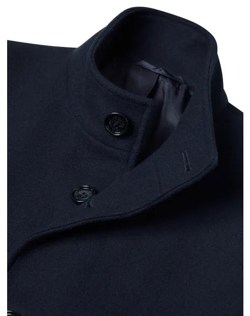 Remus Uomo Jonah Overcoat – Navy