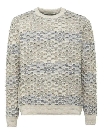 Multicolored Geometric Patterned Sweater