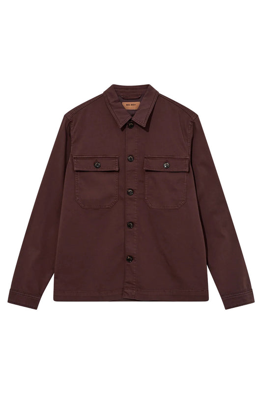 Mos Mosh Matteo Overshirt - Brown