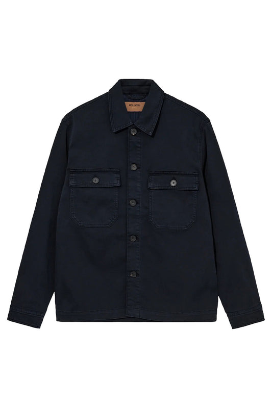 Mos Mosh Matteo Overshirt - Navy