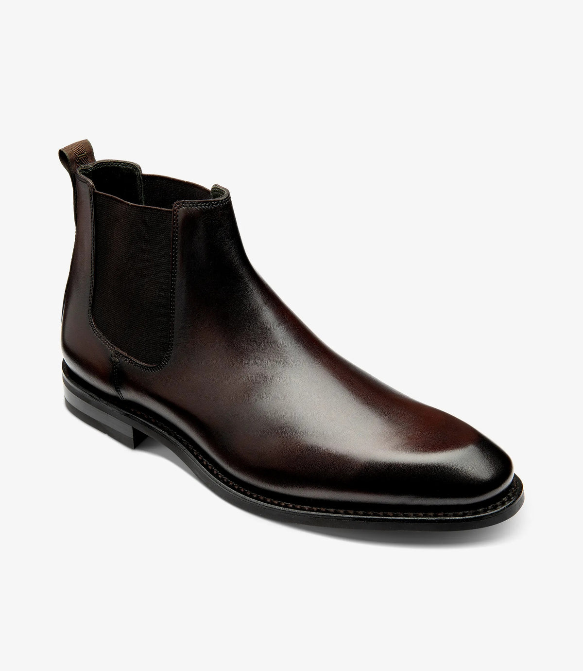 Loake McBride Boot - Dark Brown Calf Leather