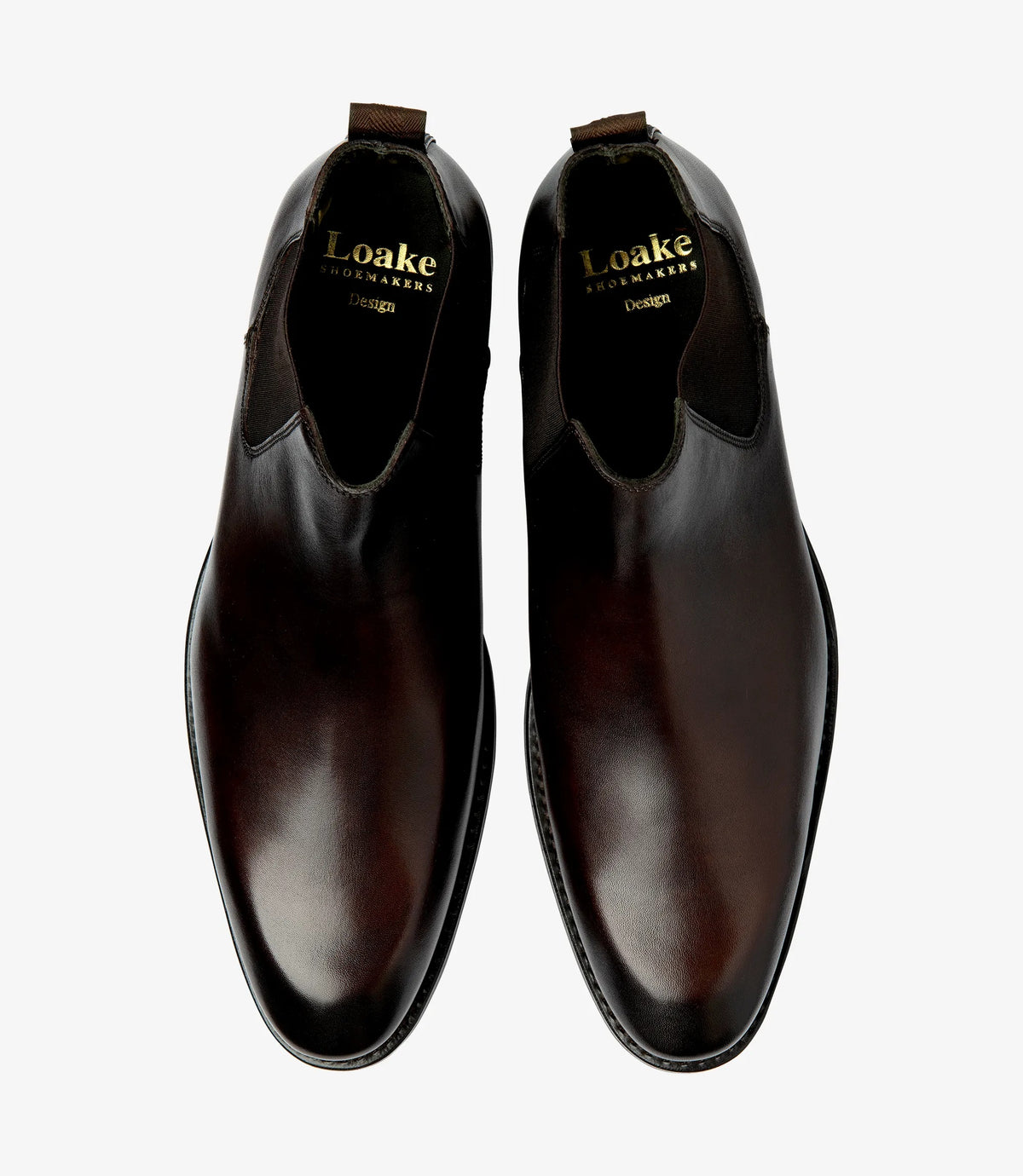 Loake McBride Boot - Dark Brown Calf Leather