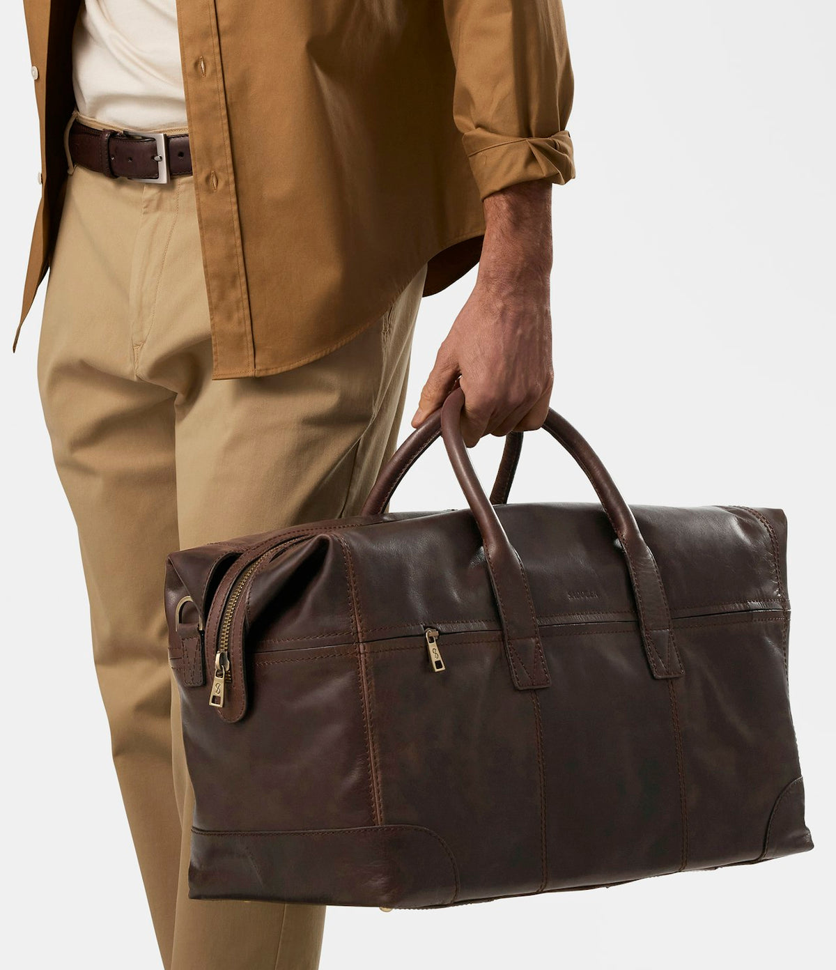 Saddler Metz Weekend Bag - Dark Brown