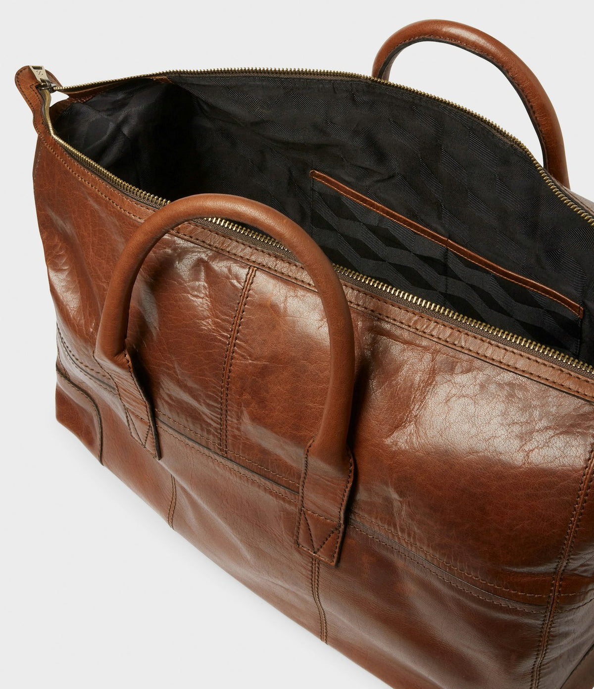 Saddler Metz Weekend Bag - Mid Brown