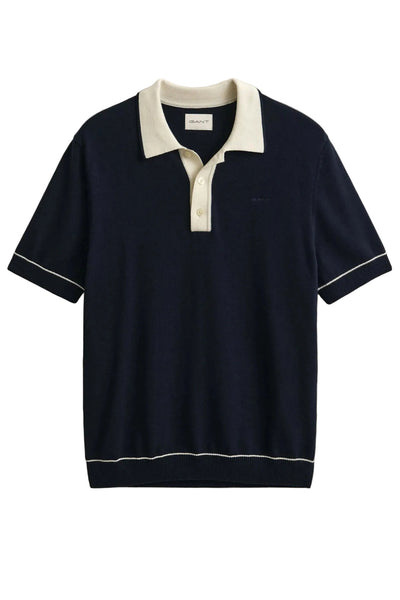 Gant Cotton Modal Polo Sweater